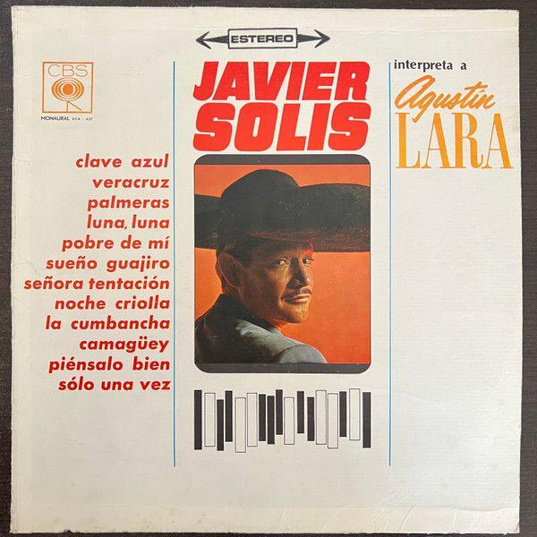 Album cover of "Interpreta a Agustín Lara" by Javier Solís