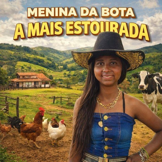 Capa do Single/EP "A Mais Estourada", de Menina da Bota