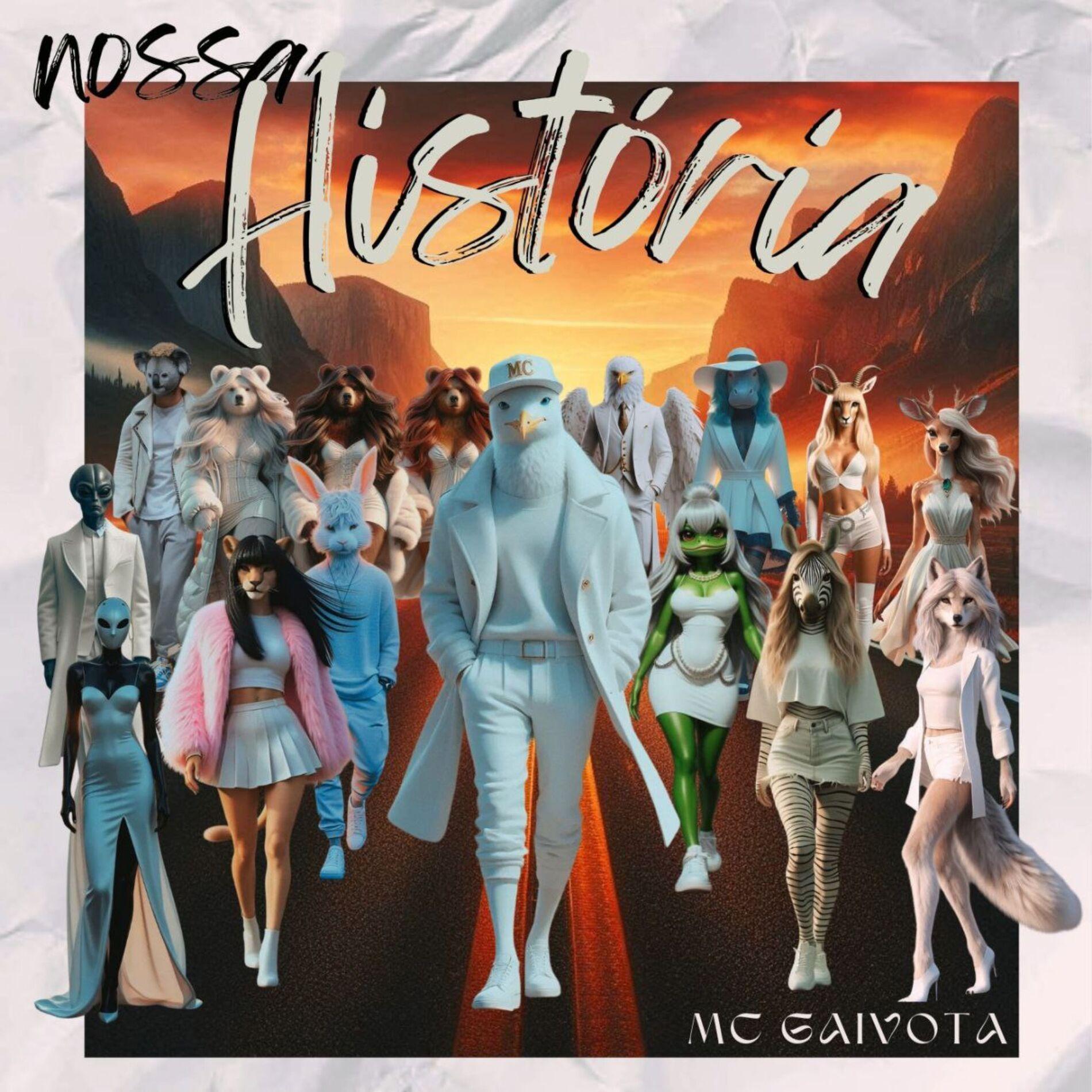Portada del álbum "Nossa História", de Mc Gaivota