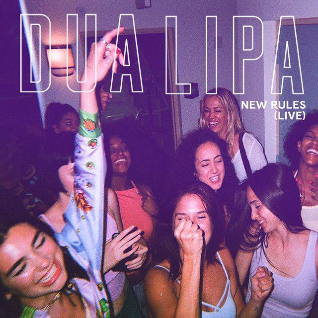 Capa do álbum "New Rules (Live)", de Dua Lipa