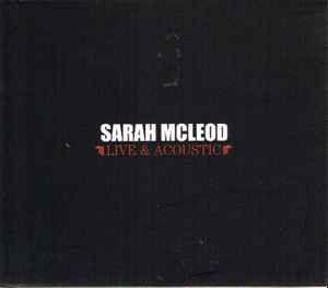 Portada de Álbum "Live & Acoustic", de Sarah Mcleod