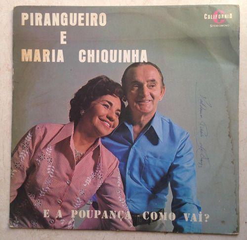 Portada de Álbum "E A Poupança Como Vai?", de Pirangueiro e Maria Chiquinha