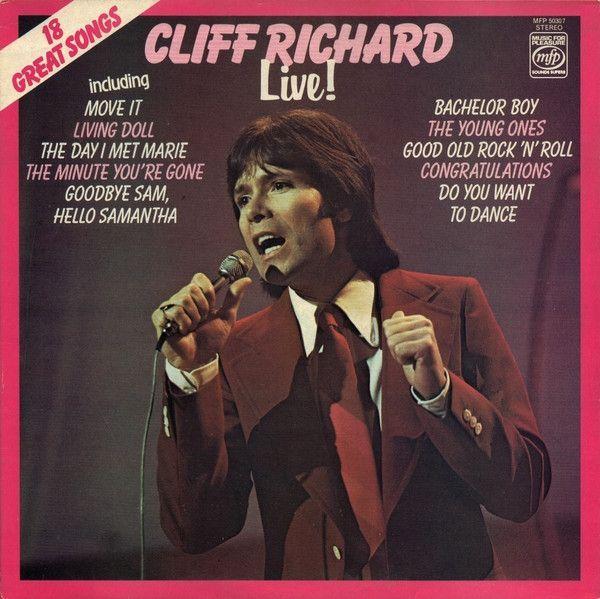 Capa do álbum "Cliff Richard Live!", de Cliff Richard