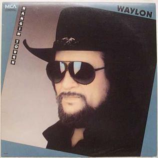 Capa do álbum "Hangin' Tough", de Waylon Jennings