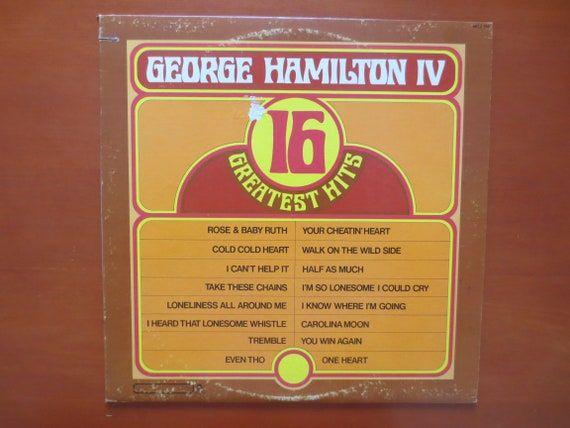 Portada de Álbum "16 Greatest Hits", de George Hamilton IV