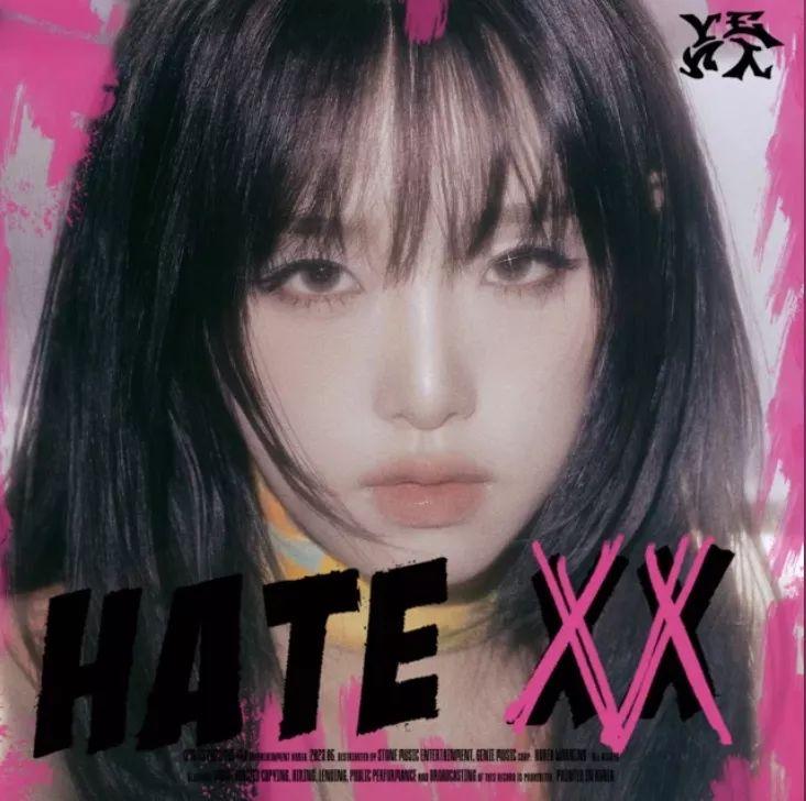 Capa do Single/EP "HATE XX", de YENA