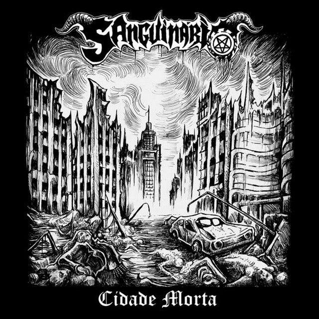 Portada de Álbum "Cidade Morta", de Sanguinário