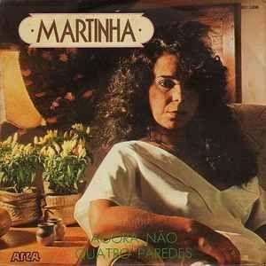 Portada de Sencillo/EP "Agora Não / Quarto Paredes", de Martinha