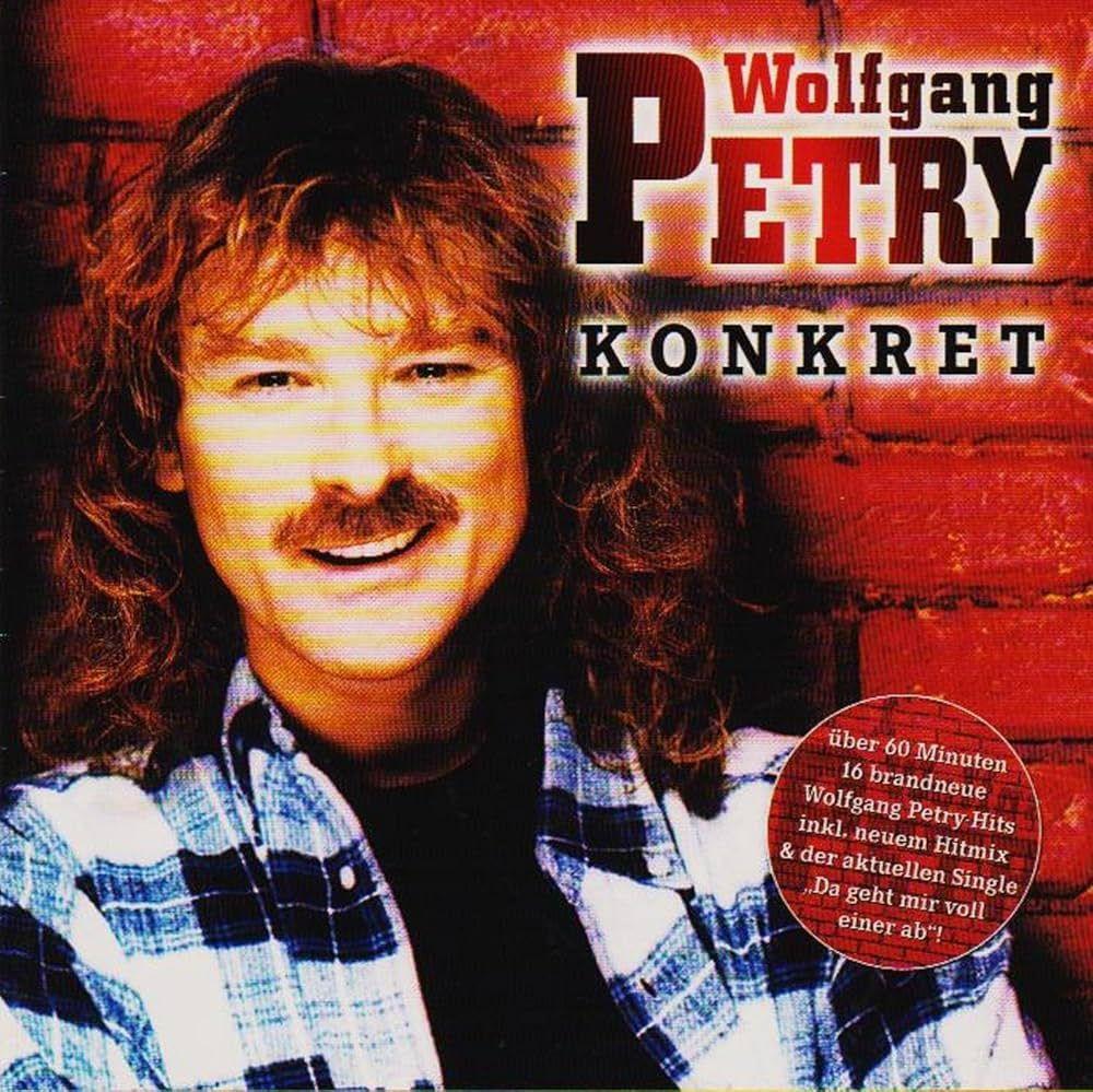 Portada del álbum "Konkret", de Wolfgang Petry