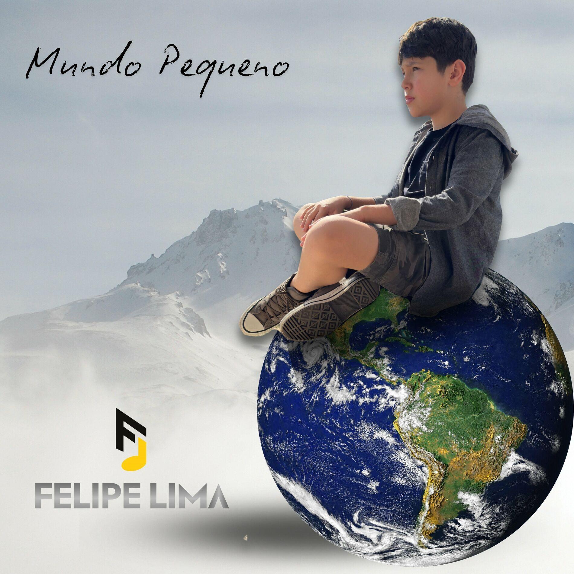 Capa do Single/EP "Mundo Pequeno", de Felipe Lima