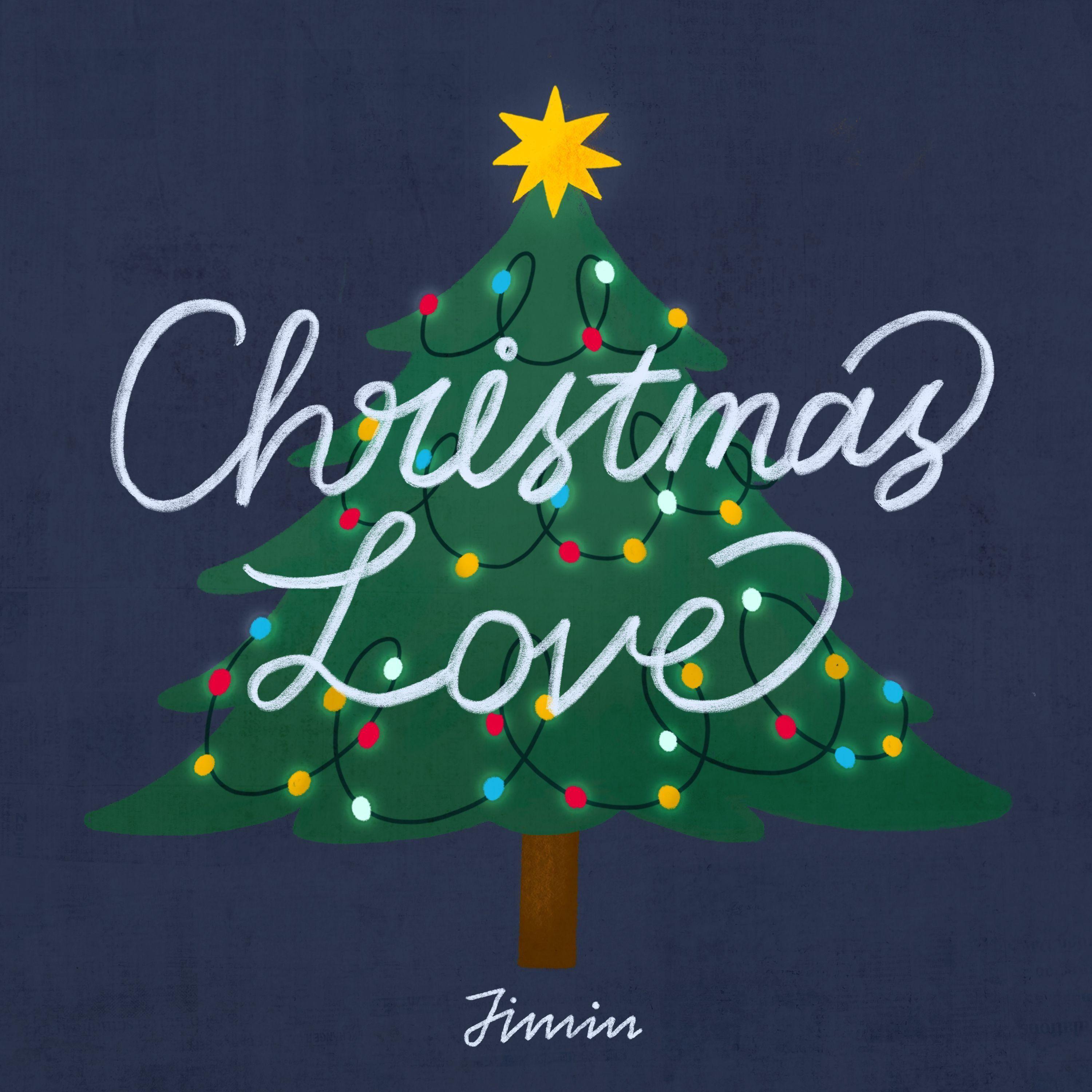 Portada de Sencillo/EP "Christmas Love", de Jimin