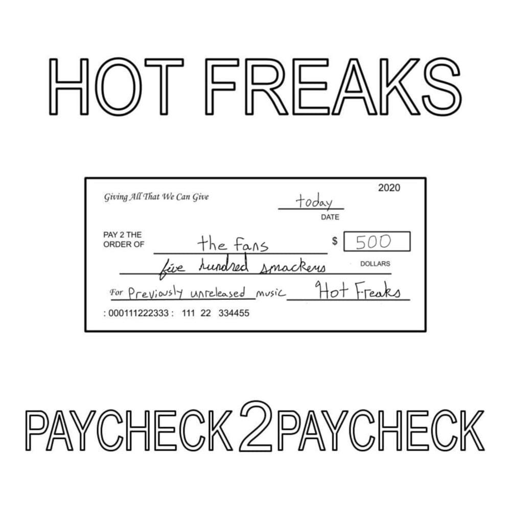 Portada de Sencillo/EP "Paycheck 2 Paycheck", de Hot Freaks