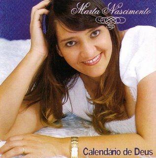 Portada de Álbum "Calendário de Deus", de Marta Nascimento (Gospel)