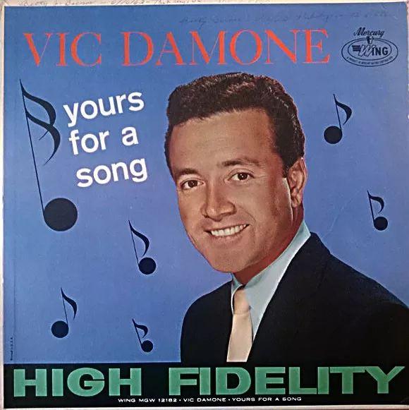 Capa do álbum "Yours For a Song", de Vic Damone