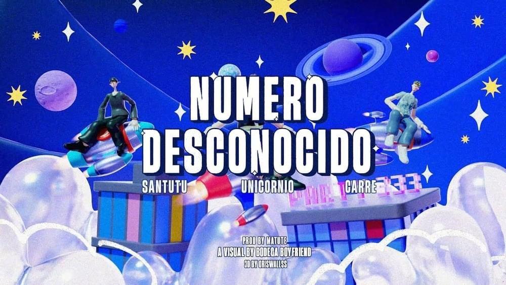 Portada de Sencillo/EP "Número Desconocido ", de Unicornio