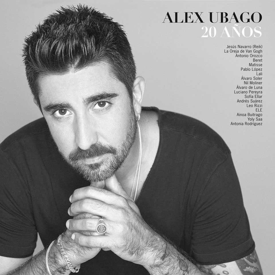 Portada de Álbum "20 Años", de Alex Ubago