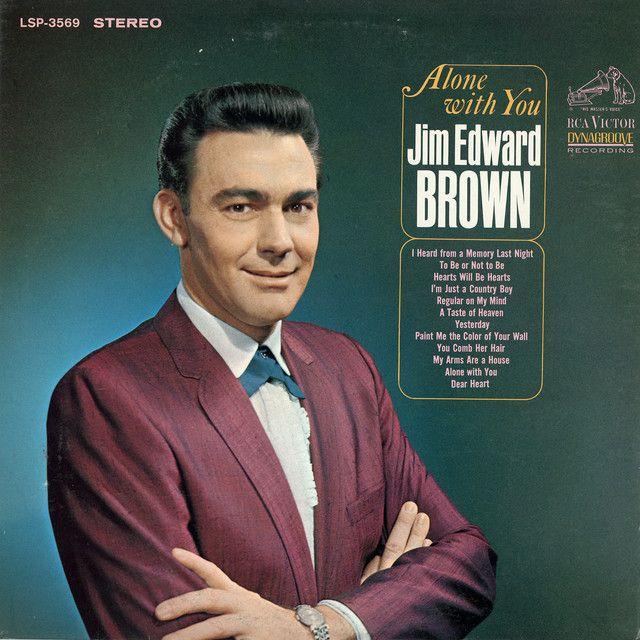 Portada de Álbum "Alone With You", de Jim Ed Brown