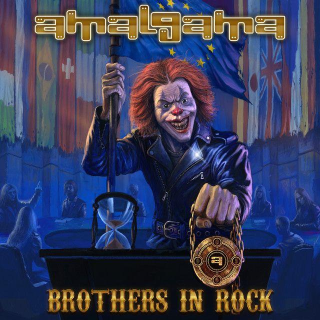 Portada de Álbum "Brothers In Rock", de Amalgama (Rússia)