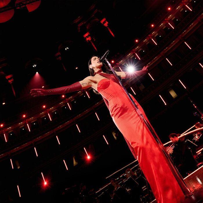 Capa do álbum "Live from the Royal Albert Hall", de Dua Lipa