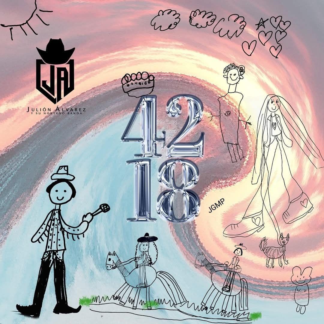 Portada de Álbum "42 18", de Julión Álvarez y Su Norteño Banda