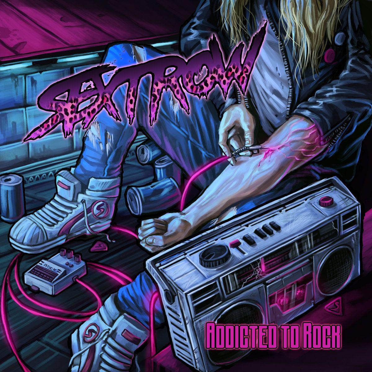 Portada de Álbum "Addicted To Rock", de Sextrow