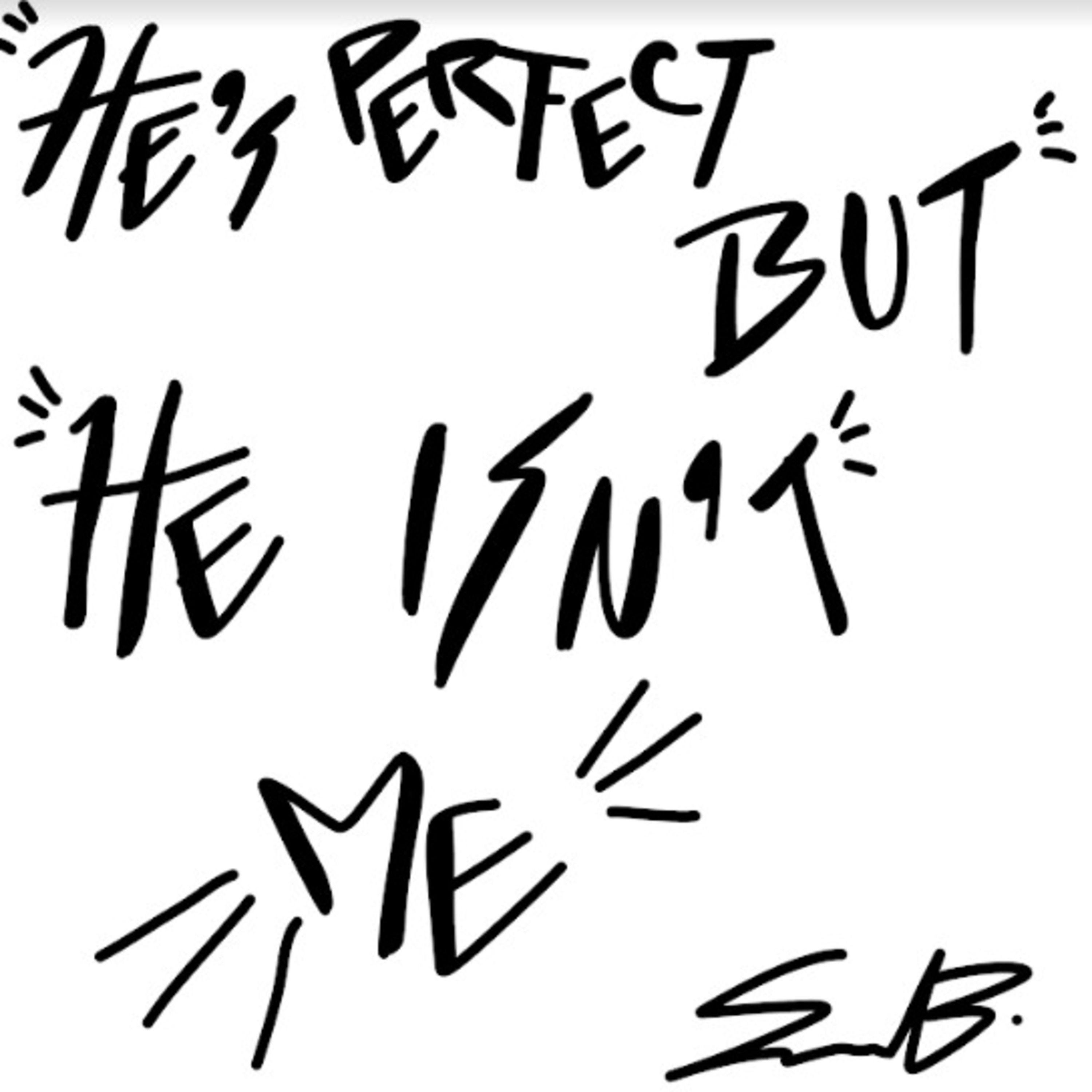 Portada de Sencillo/EP "he's perfect but he isn't me", de SantiS