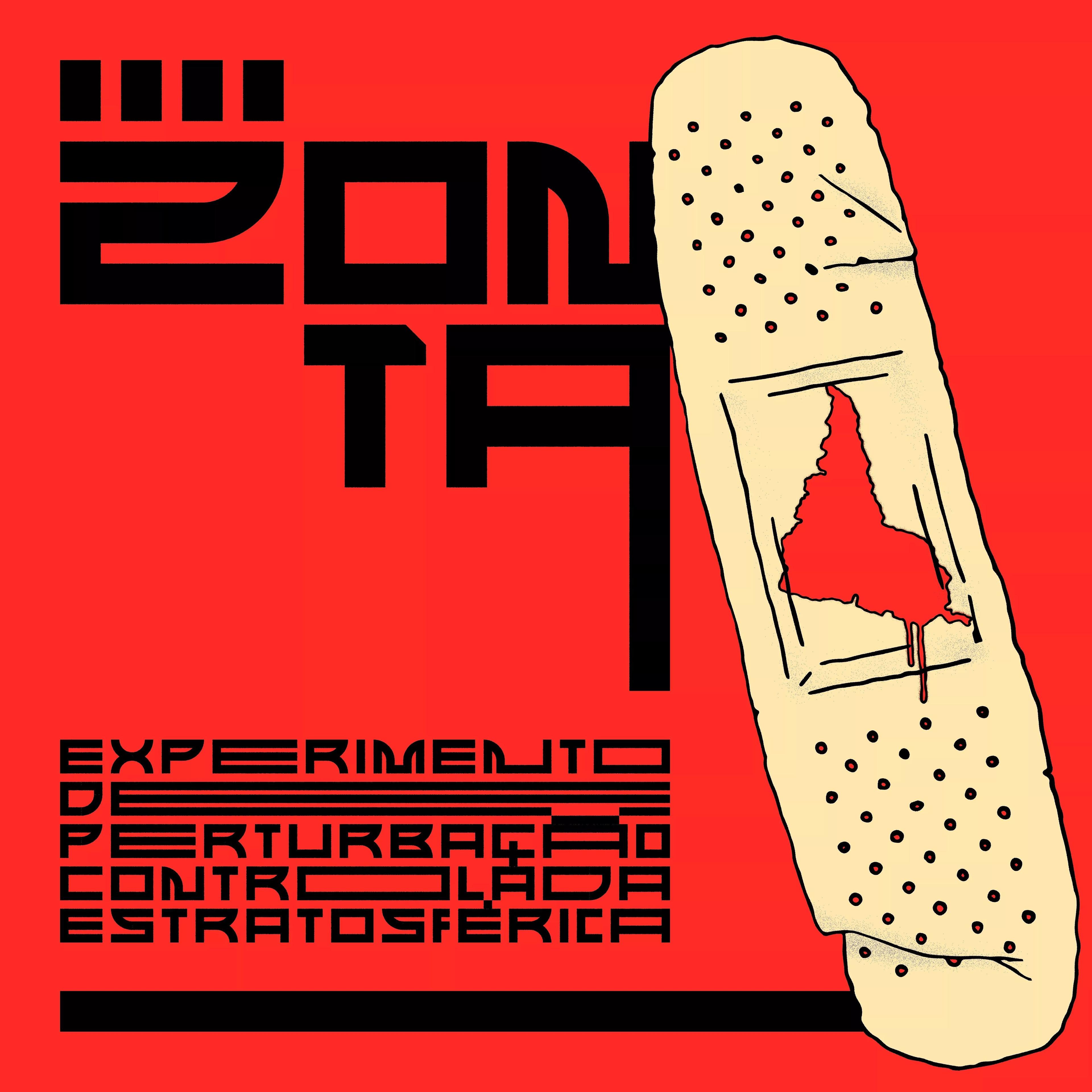 Portada de Sencillo/EP "Experimento de Perturbação Controlada Estratosférica", de Zonta