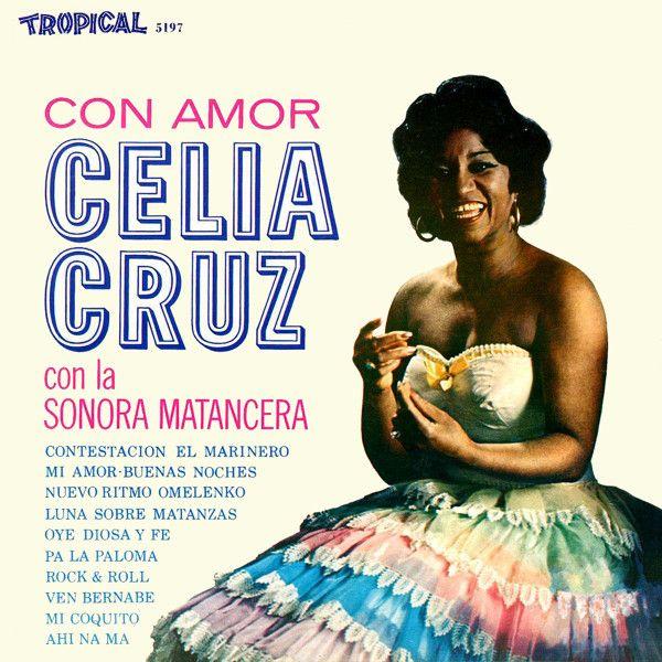 Capa do álbum "Con Amor", de Celia Cruz