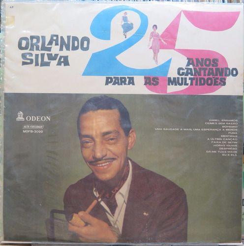 Capa do Álbum "25 Anos Cantando Para as Multidões", de Orlando Silva