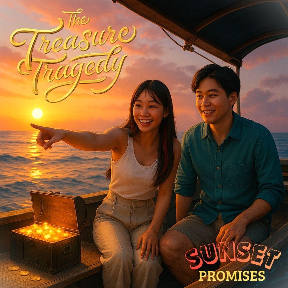 Capa do Álbum "Sunset Promises", de The Treasure Tragedy