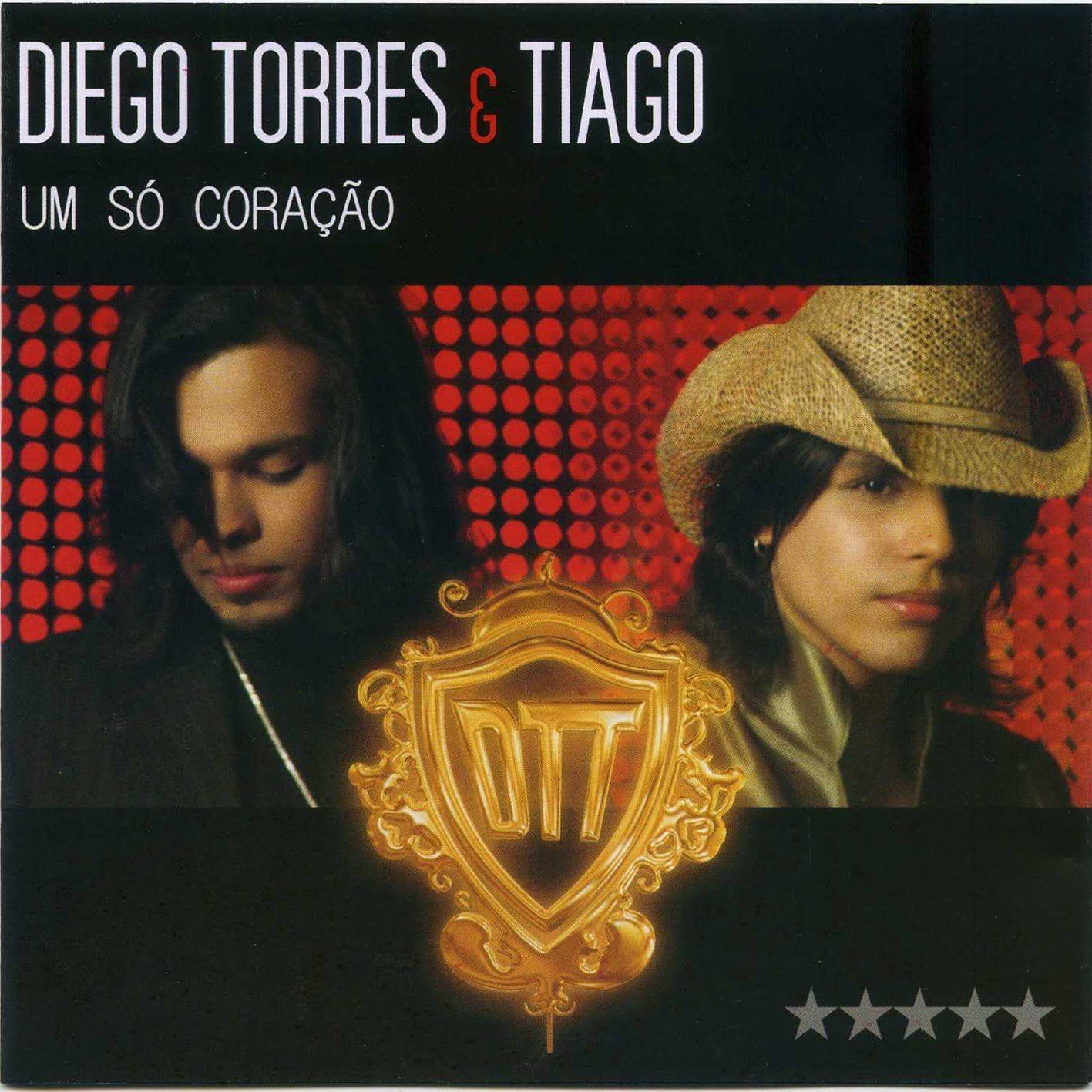 Portada de Álbum "Um Só Coração", de Diego Torres e Tiago