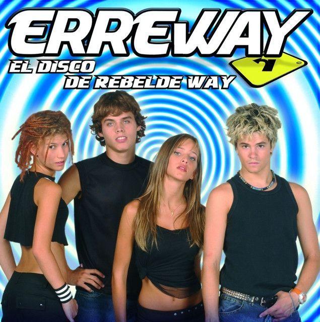 Portada de Álbum "El disco de Rebelde way", de Erreway