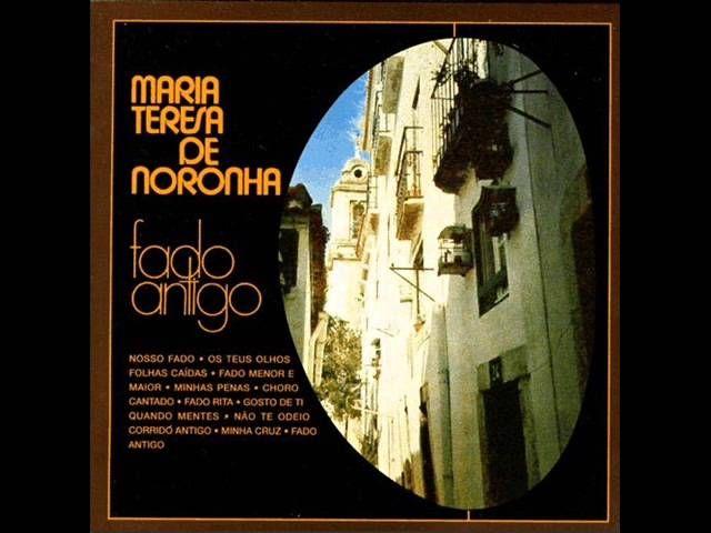 Portada de Álbum "Fado Antigo", de Maria Teresa de Noronha