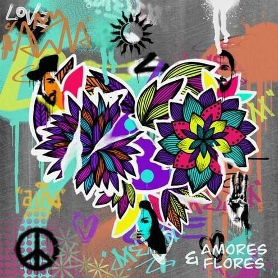 Portada de Álbum "Amores E Flores", de Melim