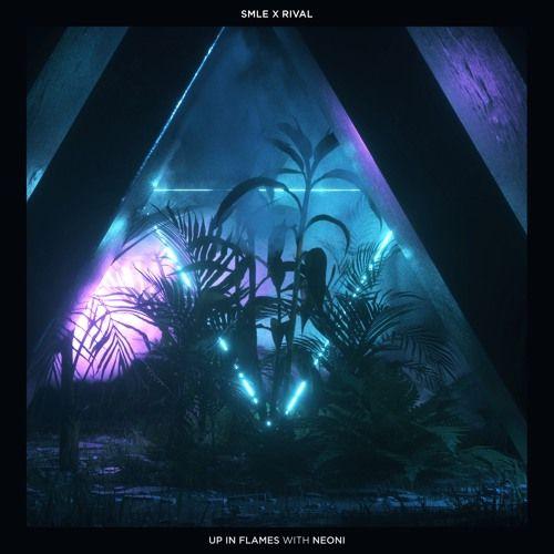 Portada del álbum "Up In Flames", de Rival