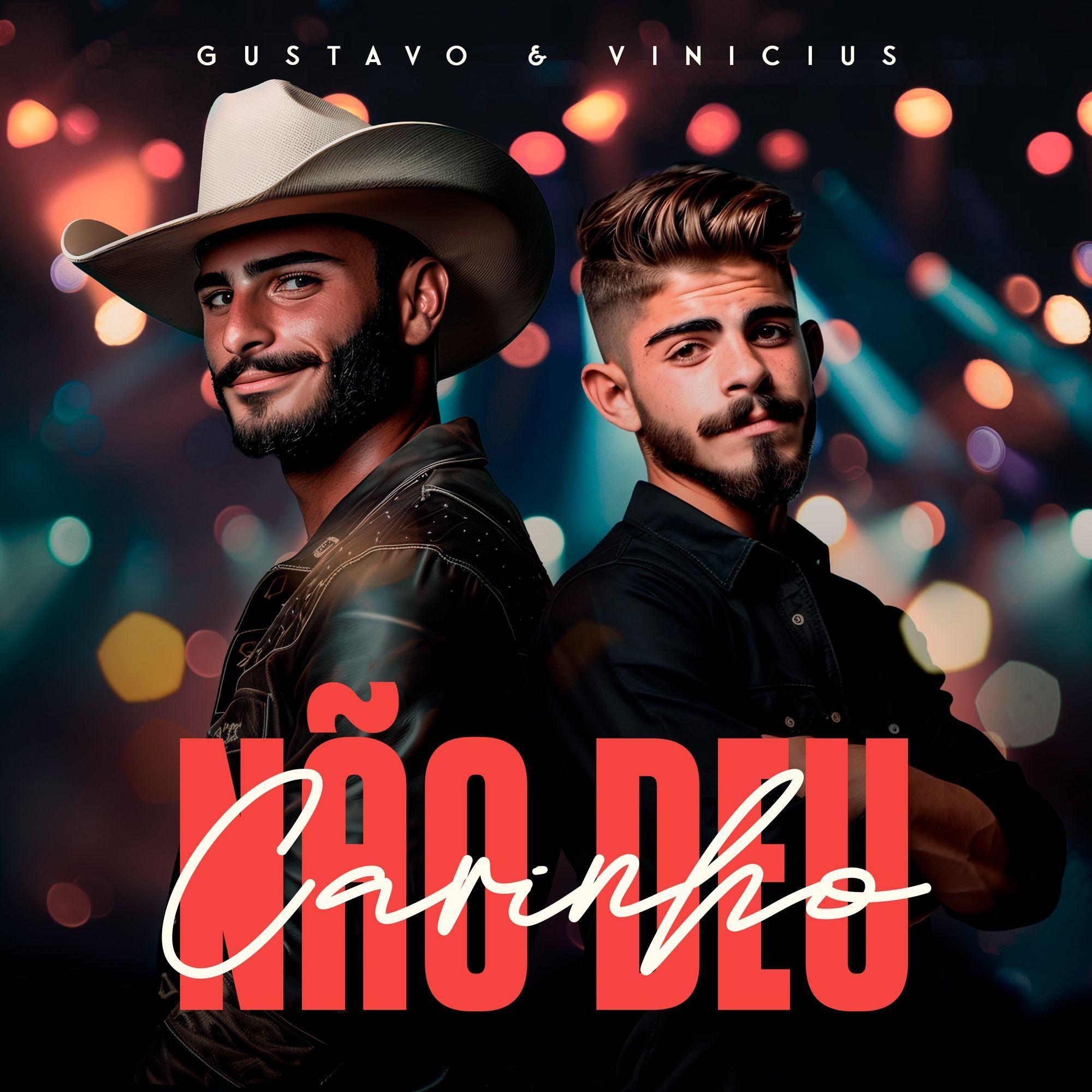 Portada de Sencillo/EP "Não Deu Carinho", de Gustavo e Vinícius