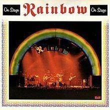 Portada del álbum "On Stage", de Rainbow