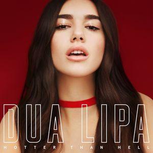 Capa do álbum "Hotter Than Hell", de Dua Lipa