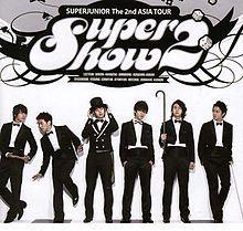 Portada del álbum "super show 2 ", de SUPER JUNIOR