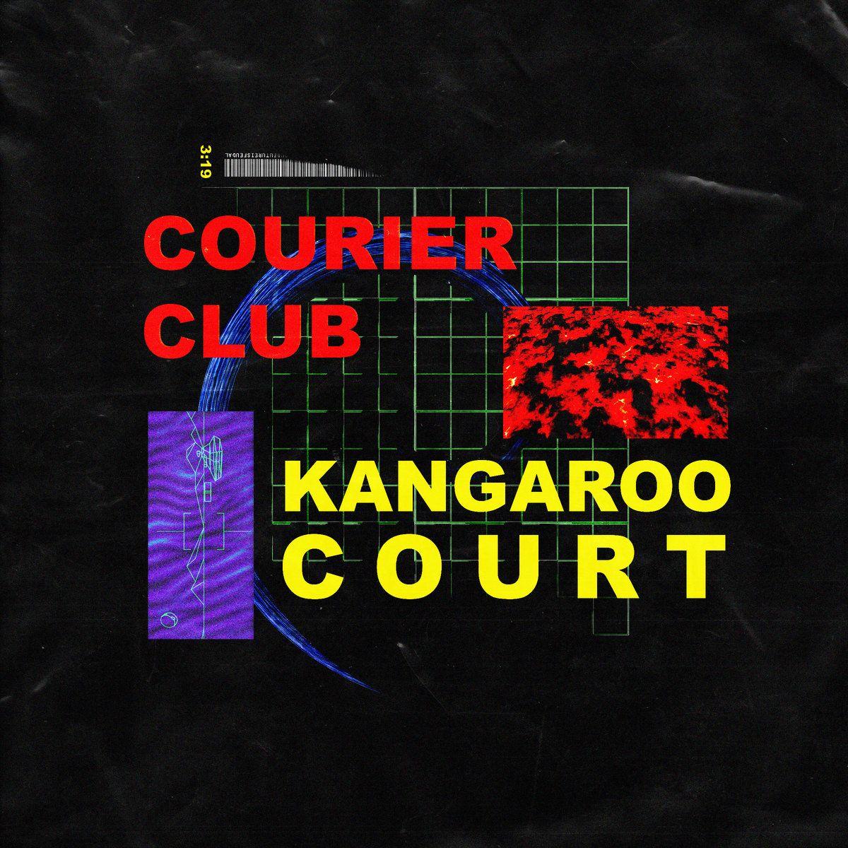 Portada de Sencillo/EP "Kangaroo Court", de Courier Club