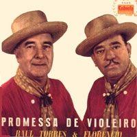 Portada de Álbum "Promessa de Violeiro", de Raul Torres e Florencio