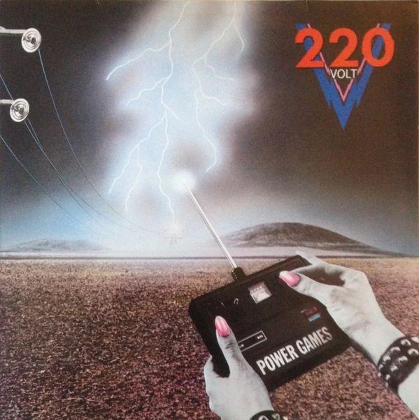 Portada de Álbum "Power Games", de 220 Volt
