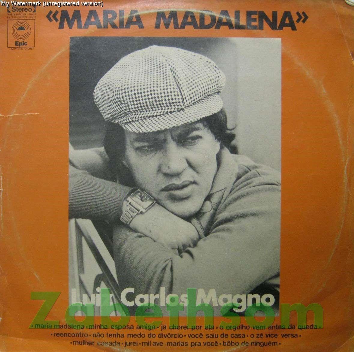 Portada de Álbum "Maria Madalena", de Luiz Carlos Magno