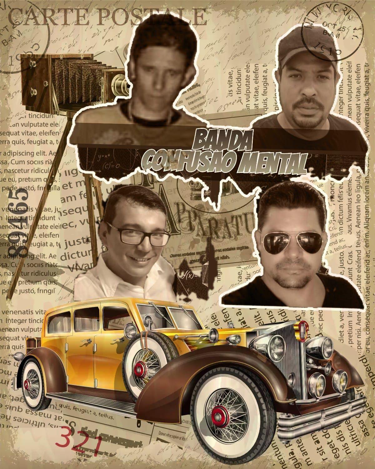 Portada de Álbum "CONFUSÃO MENTAL", de Confusão Mental