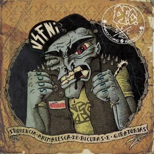 Capa do Álbum "Sequência Animalesca de Bicudas e Giratórias", de DFC