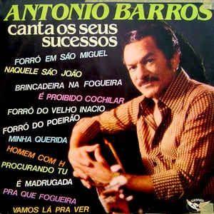 Capa do Álbum "Canta Seus Sucessos", de Antonio Barros
