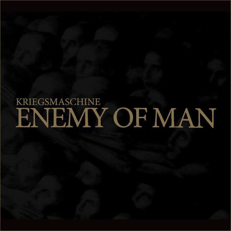 Single/EP cover of "Enemy Of Man" by Kriegsmaschine