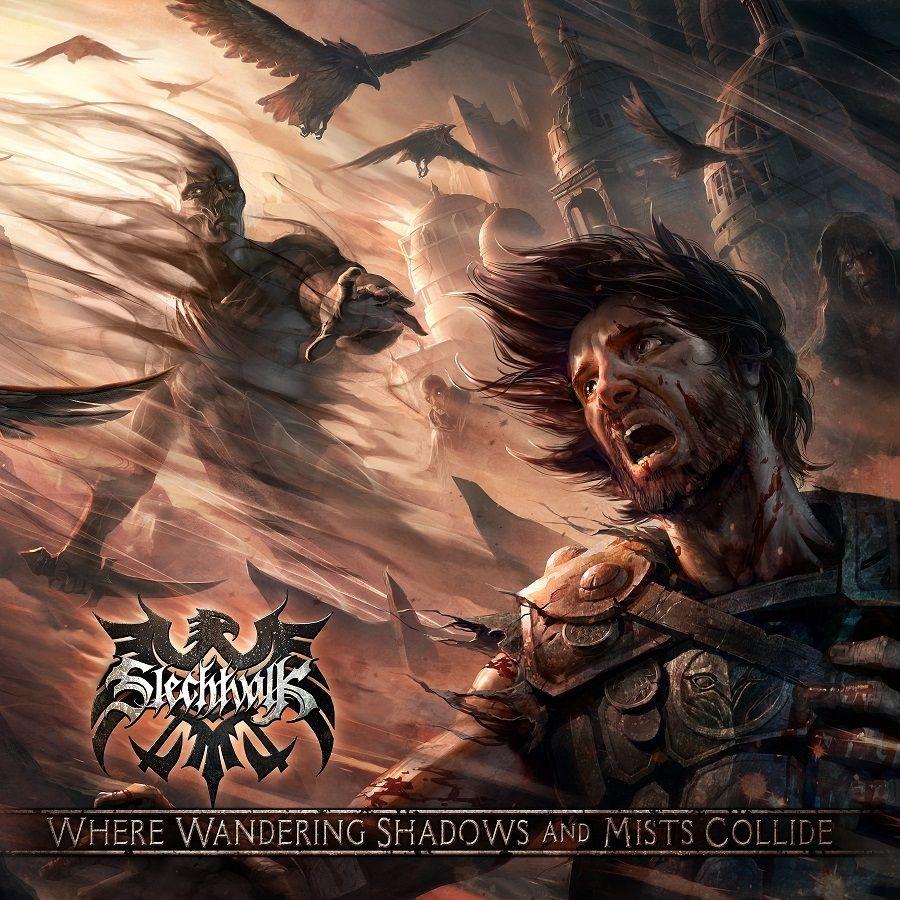 Portada de Álbum "Where Wandering Shadows and Mists Collide", de Slechtvalk