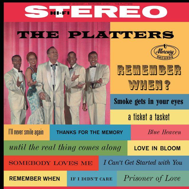 Capa do álbum "Remember When?", de The Platters
