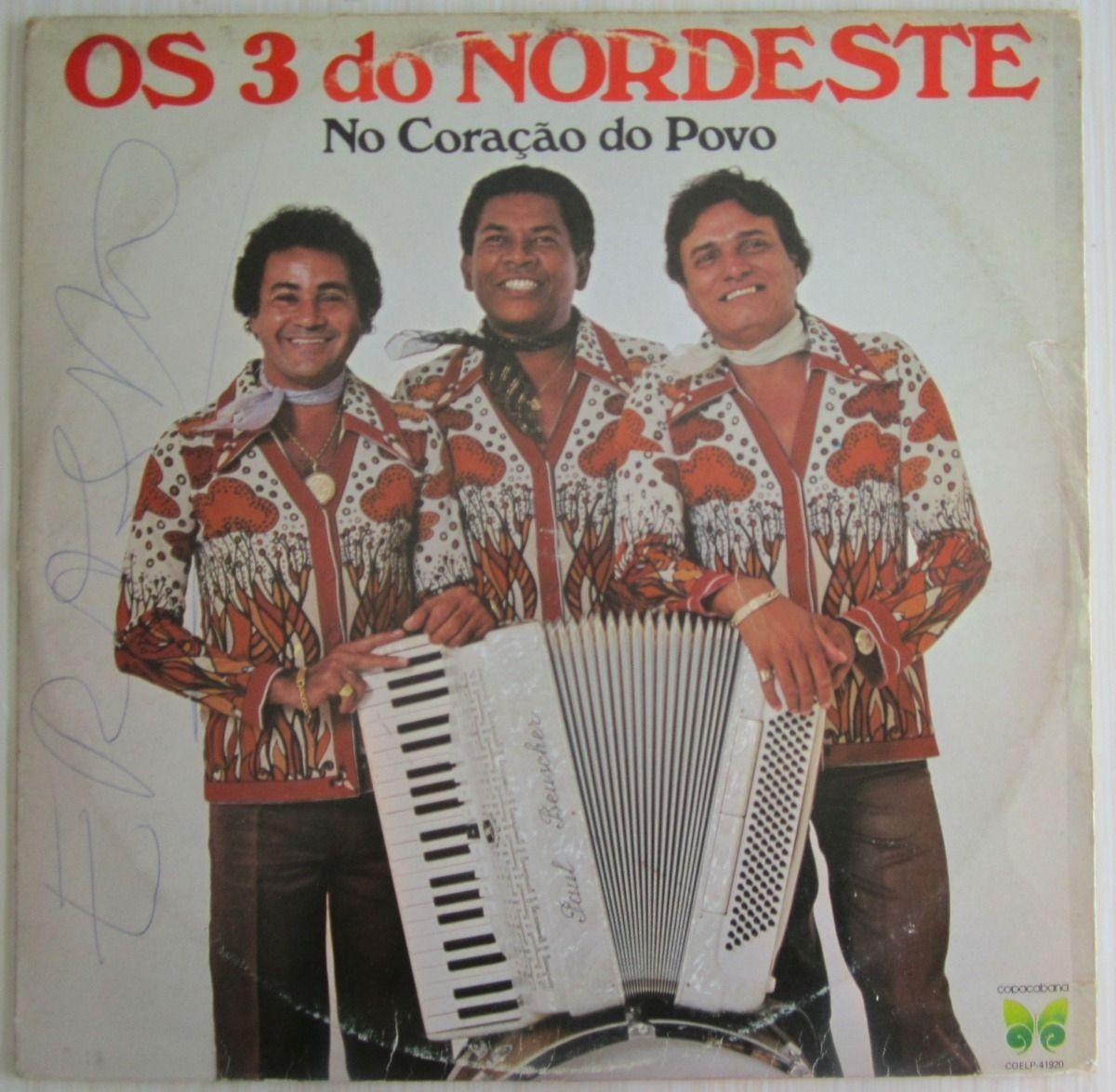 Portada de Álbum "No Coração do Povo", de Os 3 do Nordeste
